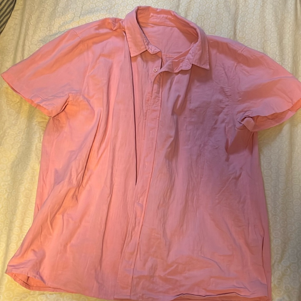 Pink button up Size 2XL